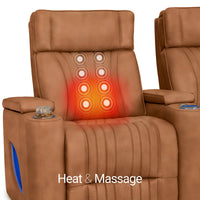 Valore Zero Gravity Home Theater Seating with Heat & Massage