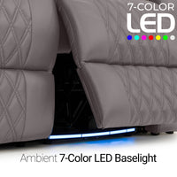 Armada LT HeatZeroᵀᴹ Italian Leather Home Theater Sofa & Loveseat