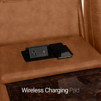 Seatcraft Euphoria Heat & Massage Sofa & Loveseat, Italian Leather, Powered Headrest, Powered Lumbar, Power Recline
