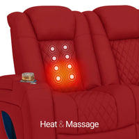 Anthem LT HeatZeroᵀᴹ Italian Leather Home Theater Sofa & Loveseat