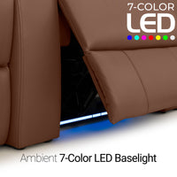Kodiak Chaise CoolZeroᵀᴹ Italian Leather Home Theater Seating