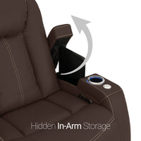 Seatcraft Republic Sofa & Loveseat Italian Leather, Powered Headrest, Power Recline