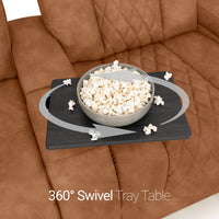 Diamante CoolZeroᵀᴹ Italian Leather BACKROW Theater Seating®