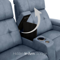 Kodiak Chaise CoolZeroᵀᴹ Italian Leather Home Theater Seating