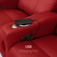 Napa Italian Leather Spacesaver Home Theater Seating