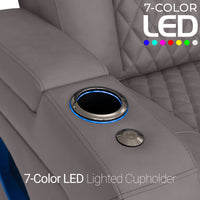 Anthem LT HeatZeroᵀᴹ Italian Leather Home Theater Sofa & Loveseat