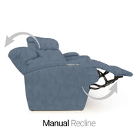 Seatcraft Niagara Italian Leather Sofa, Manual Recline