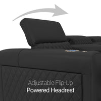 Diamante FX Flip-Up Headrest Home Theater Seats