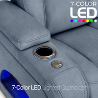 Endeavour HeatZeroᵀᴹ Italian Leather Home Theater Sofa & Loveseat