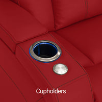 Seatcraft Republic Sofa & Loveseat Italian Leather, Powered Headrest, Power Recline