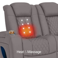 Anthem LT HeatZeroᵀᴹ Italian Leather Home Theater Sofa & Loveseat