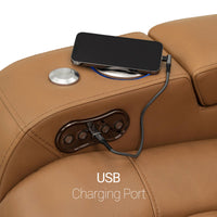 Seatcraft Anthem Sofa & Loveseat Italian Leather, Powered Headrest, Power Recline