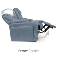 Paladin Italian Leather Heat & Massage Home Theater Seating