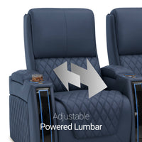 Apex Chaise CoolZeroᵀᴹ Italian Leather Home Theater Seating