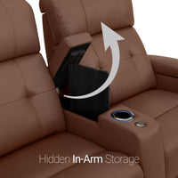 Kodiak CoolZeroᵀᴹ Italian Leather Home Theater Seating