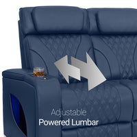 Armada LT HeatZeroᵀᴹ Italian Leather Home Theater Sofa & Loveseat