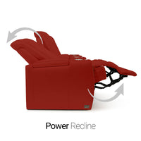 Monaco Italian Leather Home Theater Seating