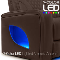 Armada LT HeatZeroᵀᴹ Italian Leather Home Theater Sofa & Loveseat