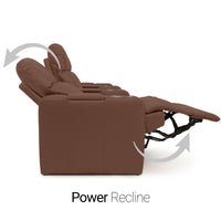 Venetian Italian Leather Home Theater Seating