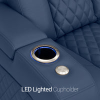 Seatcraft Anthem Sofa & Loveseat Italian Leather, Powered Headrest, Power Recline