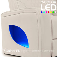 Armada LT HeatZeroᵀᴹ Italian Leather Home Theater Sofa & Loveseat