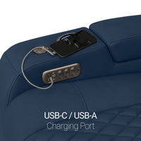 Anthem LT HeatZeroᵀᴹ Italian Leather Home Theater Sofa & Loveseat