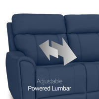 Trivanta HeatZeroᵀᴹ Italian Leather Home Theater Sofa