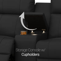 Seatcraft Octavius Big & Tall Home Theater Sofa & Loveseat