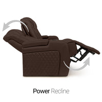 Seatcraft Euphoria Heat & Massage Sofa & Loveseat, Italian Leather, Powered Headrest, Powered Lumbar, Power Recline