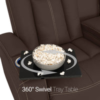 Seatcraft Republic Sofa & Loveseat Italian Leather, Powered Headrest, Power Recline