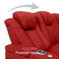 Seatcraft Anthem Sofa & Loveseat Italian Leather, Powered Headrest, Power Recline