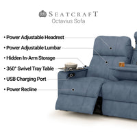 Seatcraft Octavius Big & Tall Home Theater Sofa & Loveseat