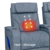 Luminis LT HeatZeroᵀᴹ Wedge Console Home Theater Seating