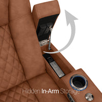 Anthem LT HeatZeroᵀᴹ Italian Leather Home Theater Sofa & Loveseat