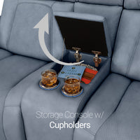 Endeavour HeatZeroᵀᴹ Italian Leather Home Theater Sofa & Loveseat