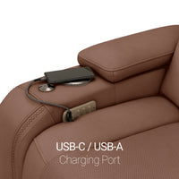 Endeavour HeatZeroᵀᴹ Italian Leather Home Theater Sofa & Loveseat
