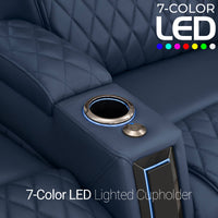 Apex Chaise CoolZeroᵀᴹ Italian Leather Home Theater Seating