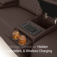 Diamante FX Flip-Up Headrest Home Theater Seats