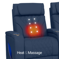 Luminis LT HeatZeroᵀᴹ Wedge Console Home Theater Seating
