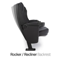 Seatcraft Montago 2 Row Riser Package, Vinyl, Black