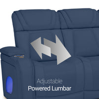 Endeavour HeatZeroᵀᴹ Italian Leather Home Theater Sofa