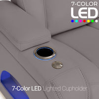 Endeavour HeatZeroᵀᴹ Italian Leather Home Theater Sofa & Loveseat