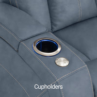 Seatcraft Republic Sofa & Loveseat Italian Leather, Powered Headrest, Power Recline