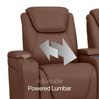 Equinox Chaise CoolZeroᵀᴹ Italian Leather Home Theater Seating