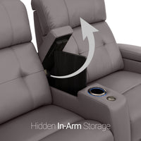 Kodiak CoolZeroᵀᴹ Italian Leather Home Theater Seating