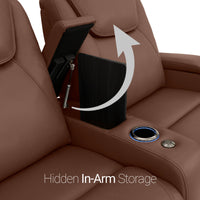 Equinox Chaise CoolZeroᵀᴹ Italian Leather Home Theater Seating