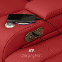 Serenity Italian Leather Home Theater Seating