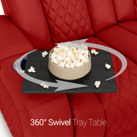 Seatcraft Anthem Sofa & Loveseat Italian Leather, Powered Headrest, Power Recline