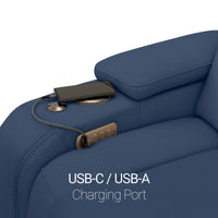 Endeavour HeatZeroᵀᴹ Italian Leather Home Theater Sofa