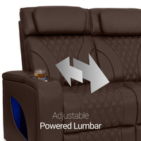 Armada LT HeatZeroᵀᴹ Italian Leather Home Theater Sofa & Loveseat
